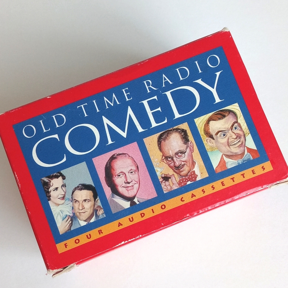Old Time Radio Comedy Box 3 Set Cassette Tapes Jack Benny George Burns Groucho